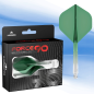 Preview: Mission Force 90 Moulded Flight & Shaft System Grün/Transparent - Standard No2